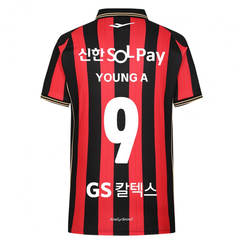 Danxen Dames Young-A Yoo #9 Rood Wit Zwart Thuisshirt Thuistenue 2026/27 T-Shirt