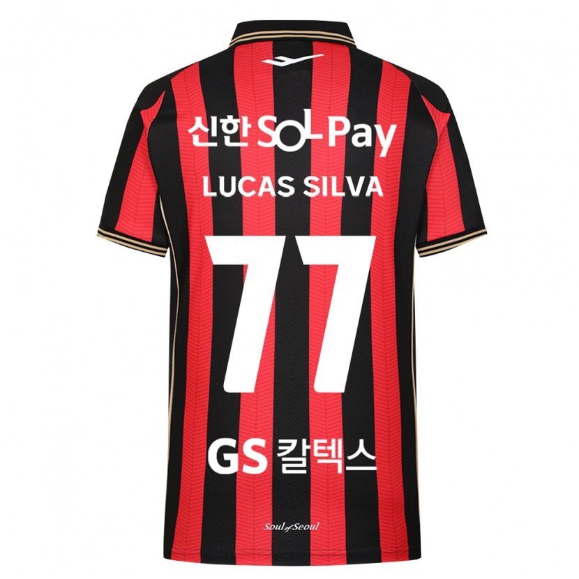 Danxen Dames Lucas Silva #77 Rood Wit Zwart Thuisshirt Thuistenue 2026/27 T-Shirt