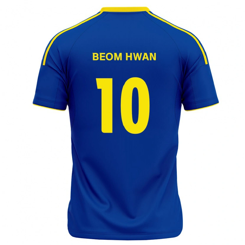 Danxen Dames Beom-Hwan Kim #10 Koninklijk Blauw Geel Thuisshirt Thuistenue 2026/27 T-Shirt