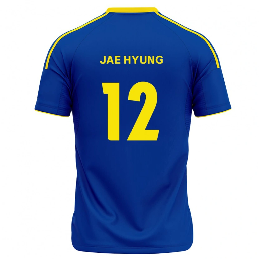 Danxen Dames Jae-Hyung Lee #12 Koninklijk Blauw Geel Thuisshirt Thuistenue 2026/27 T-Shirt