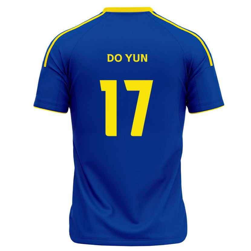 Danxen Dames Do-Yun Kwon #17 Koninklijk Blauw Geel Thuisshirt Thuistenue 2026/27 T-Shirt