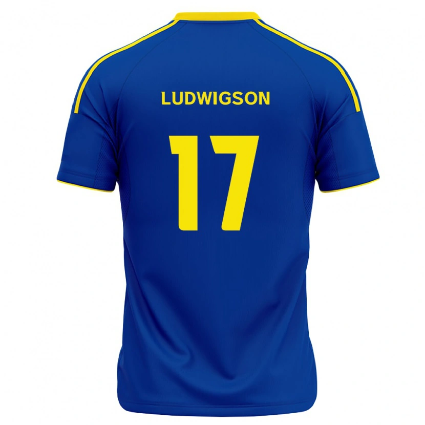 Danxen Dames Gustav Ludwigson #17 Koninklijk Blauw Geel Thuisshirt Thuistenue 2026/27 T-Shirt