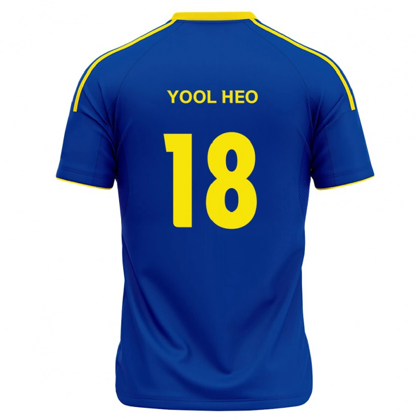 Danxen Dames Yool Heo #18 Koninklijk Blauw Geel Thuisshirt Thuistenue 2026/27 T-Shirt