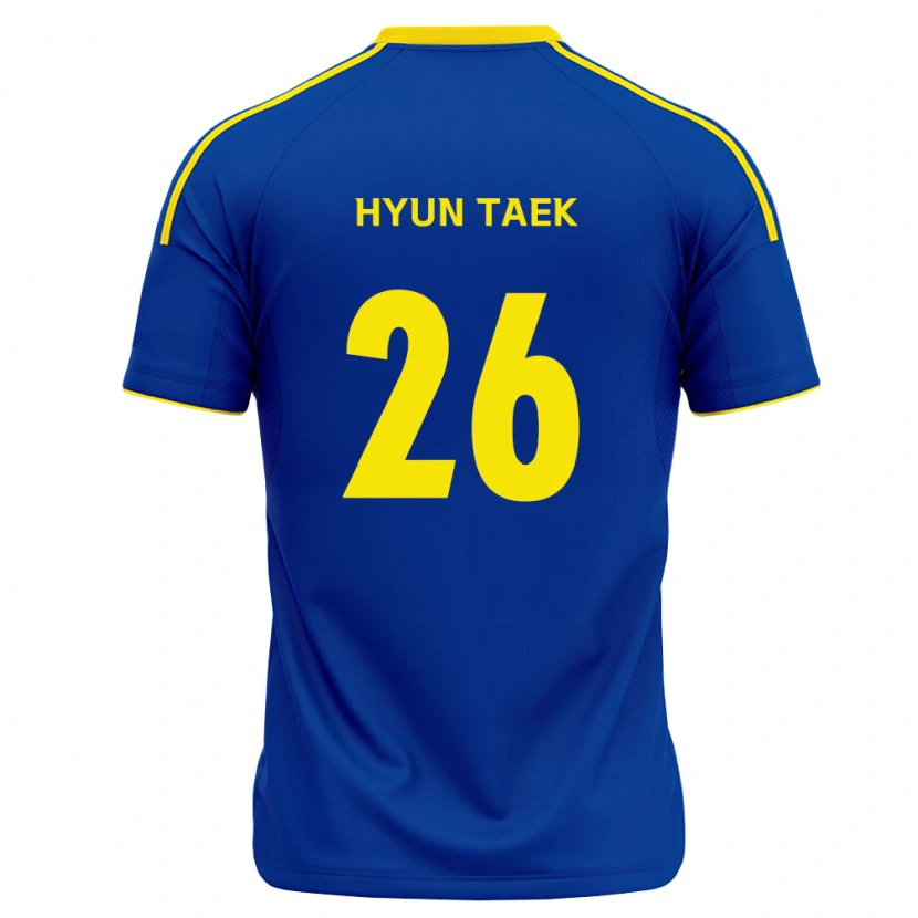 Danxen Dames Hyun-Taek Cho #26 Koninklijk Blauw Geel Thuisshirt Thuistenue 2026/27 T-Shirt