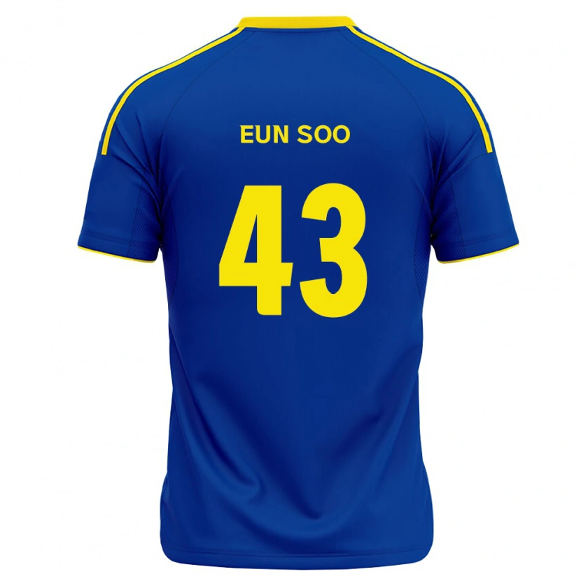 Danxen Dames Eun-Soo Choi #43 Koninklijk Blauw Geel Thuisshirt Thuistenue 2026/27 T-Shirt