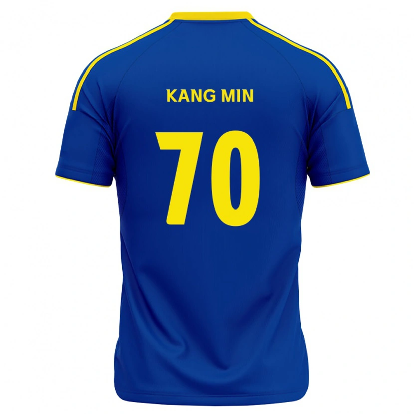 Danxen Dames Kang-Min Choi #70 Koninklijk Blauw Geel Thuisshirt Thuistenue 2026/27 T-Shirt