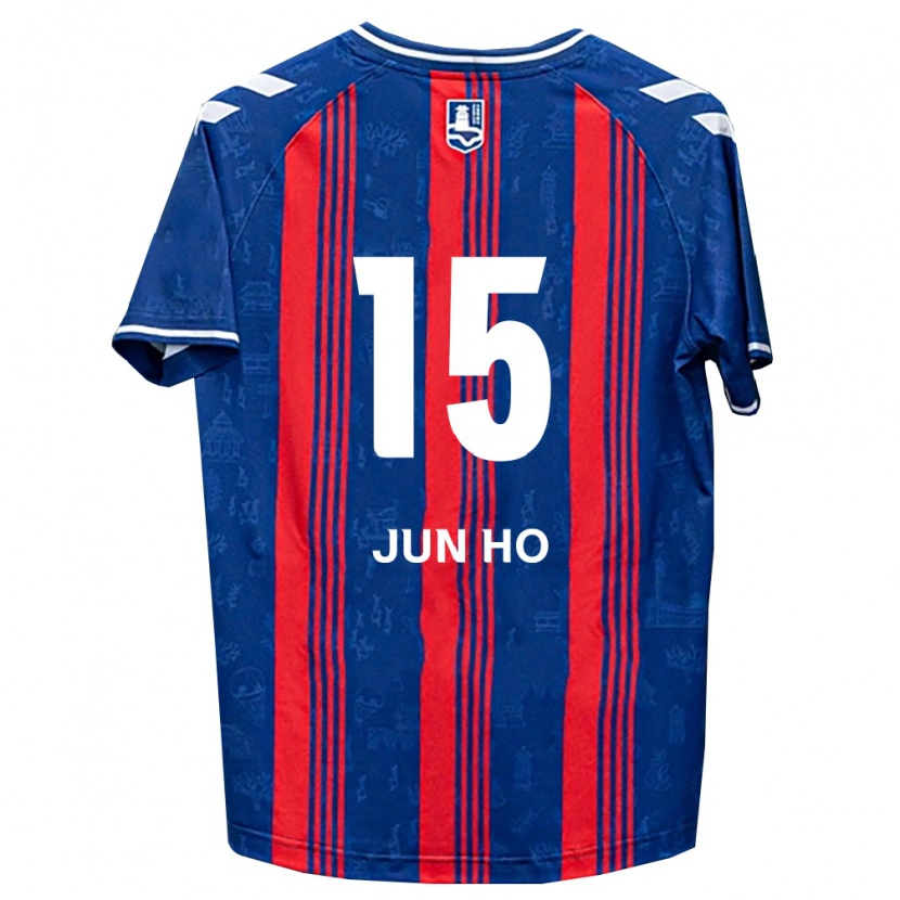 Danxen Dames Jun-Ho Hong #15 Blauw Rood Wit Thuisshirt Thuistenue 2026/27 T-Shirt