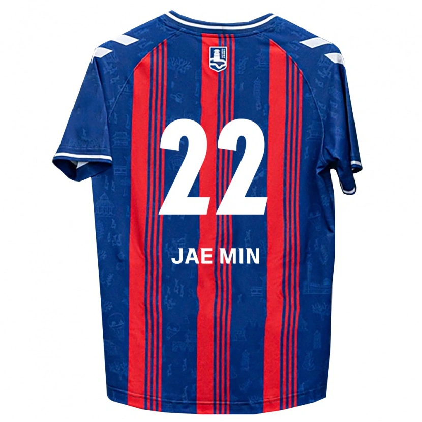 Danxen Dames Jae-Min Seo #22 Blauw Rood Wit Thuisshirt Thuistenue 2026/27 T-Shirt