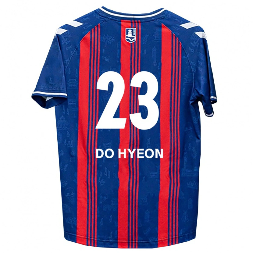 Danxen Dames Do-Hyeon Yeom #23 Blauw Rood Wit Thuisshirt Thuistenue 2026/27 T-Shirt