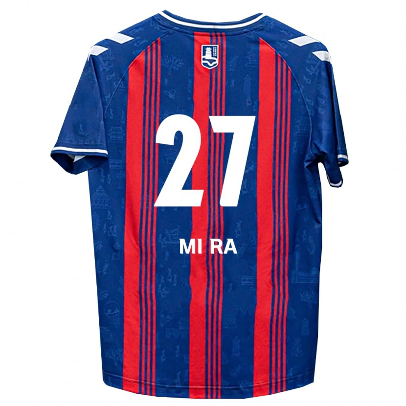 Danxen Dames Mi-Ra Moon #27 Blauw Rood Wit Thuisshirt Thuistenue 2026/27 T-Shirt
