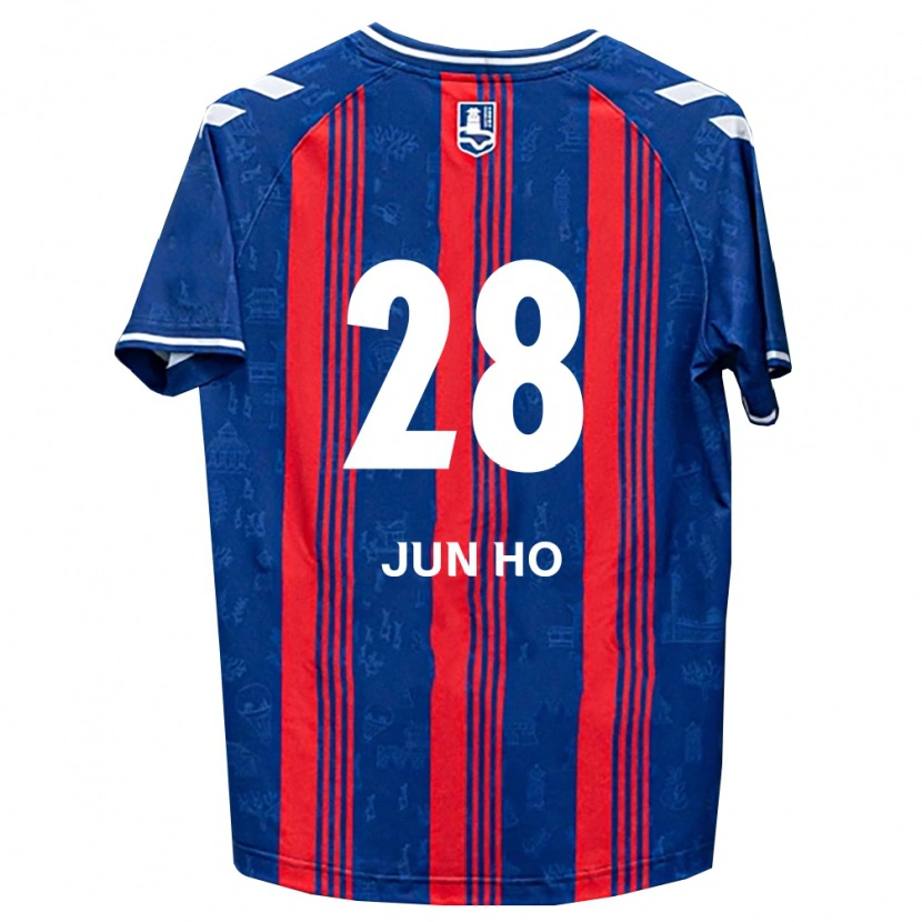Danxen Dames Jun-Ho Son #28 Blauw Rood Wit Thuisshirt Thuistenue 2026/27 T-Shirt