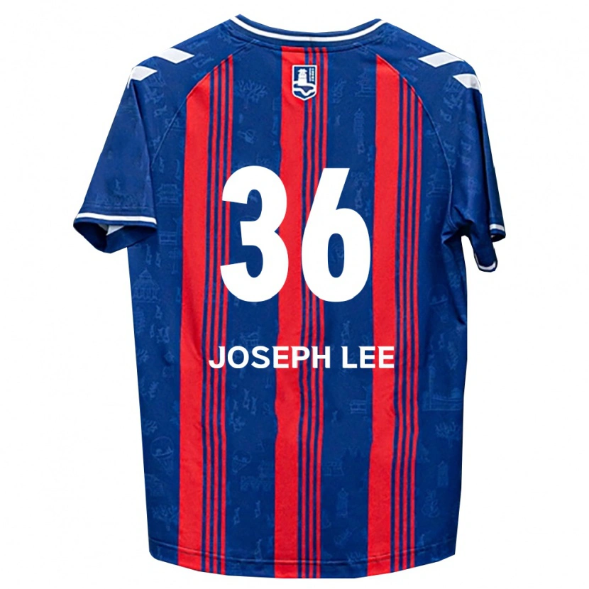 Danxen Dames Joseph Lee #36 Blauw Rood Wit Thuisshirt Thuistenue 2026/27 T-Shirt