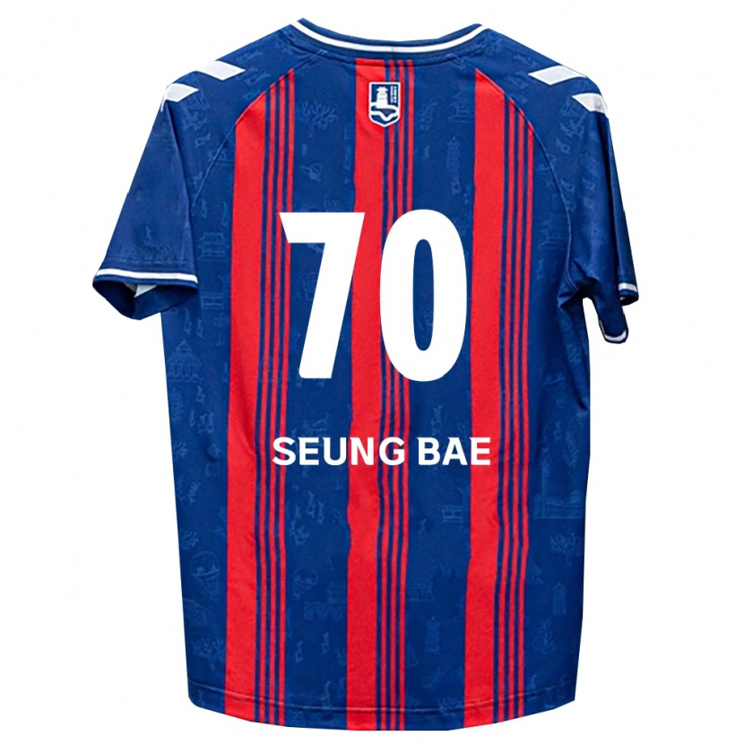 Danxen Dames Seung-Bae Jung #70 Blauw Rood Wit Thuisshirt Thuistenue 2026/27 T-Shirt