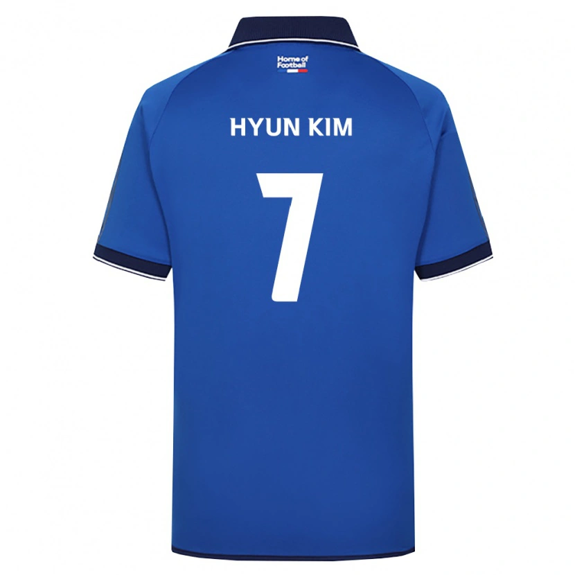 Danxen Dames Hyun Kim #7 Koninklijk Blauw Wit Rood Thuisshirt Thuistenue 2026/27 T-Shirt