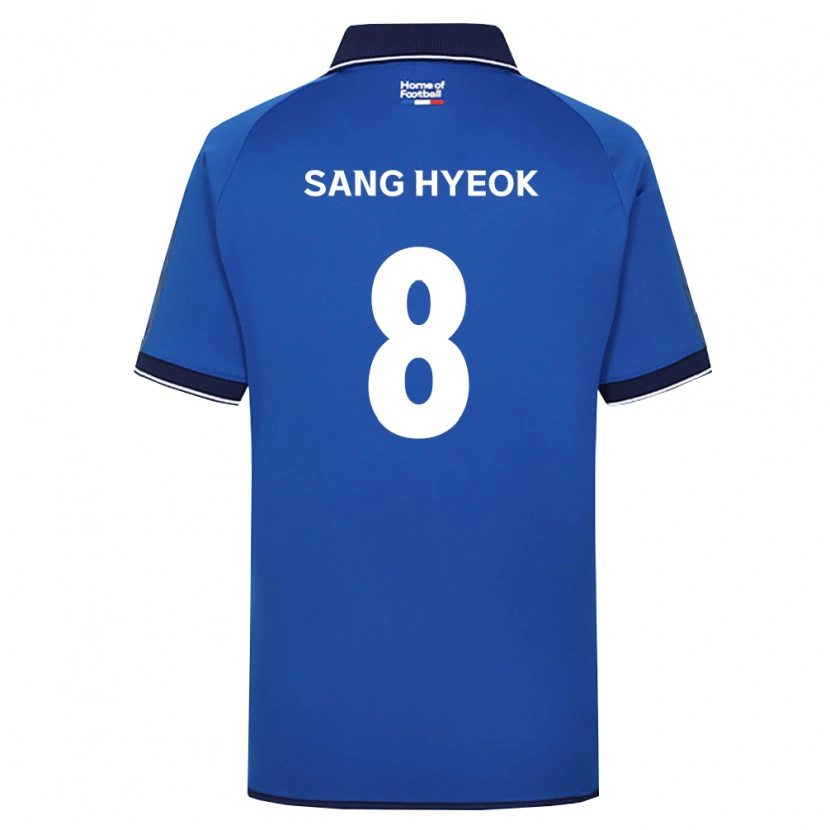 Danxen Dames Sang-Hyeok Park #8 Koninklijk Blauw Wit Rood Thuisshirt Thuistenue 2026/27 T-Shirt
