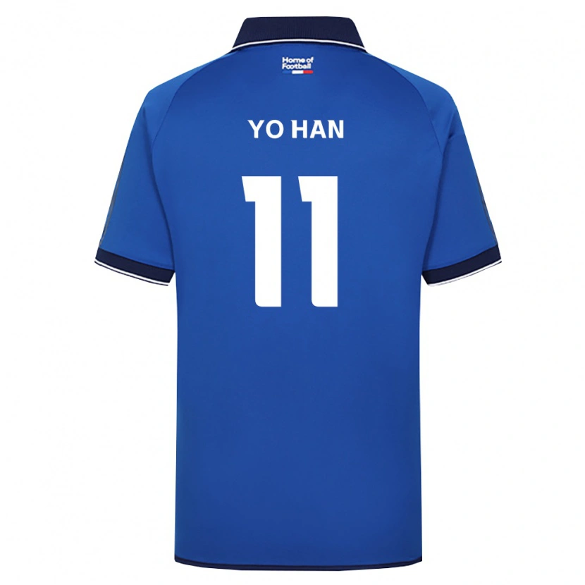 Danxen Dames Yo-Han Jang #11 Koninklijk Blauw Wit Rood Thuisshirt Thuistenue 2026/27 T-Shirt