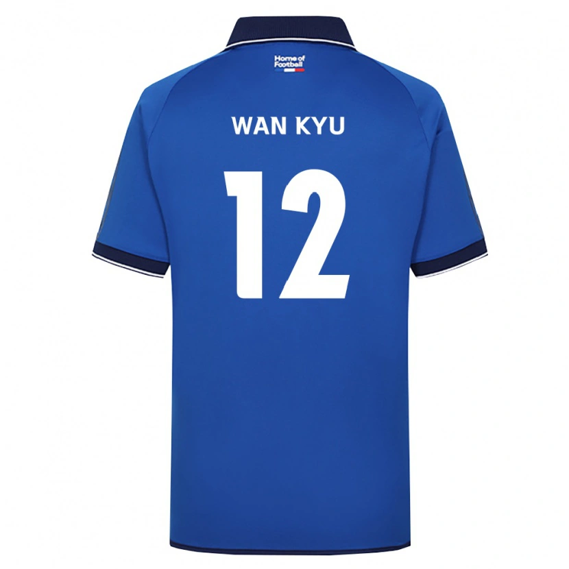 Danxen Dames Wan-Kyu Kwon #12 Koninklijk Blauw Wit Rood Thuisshirt Thuistenue 2026/27 T-Shirt