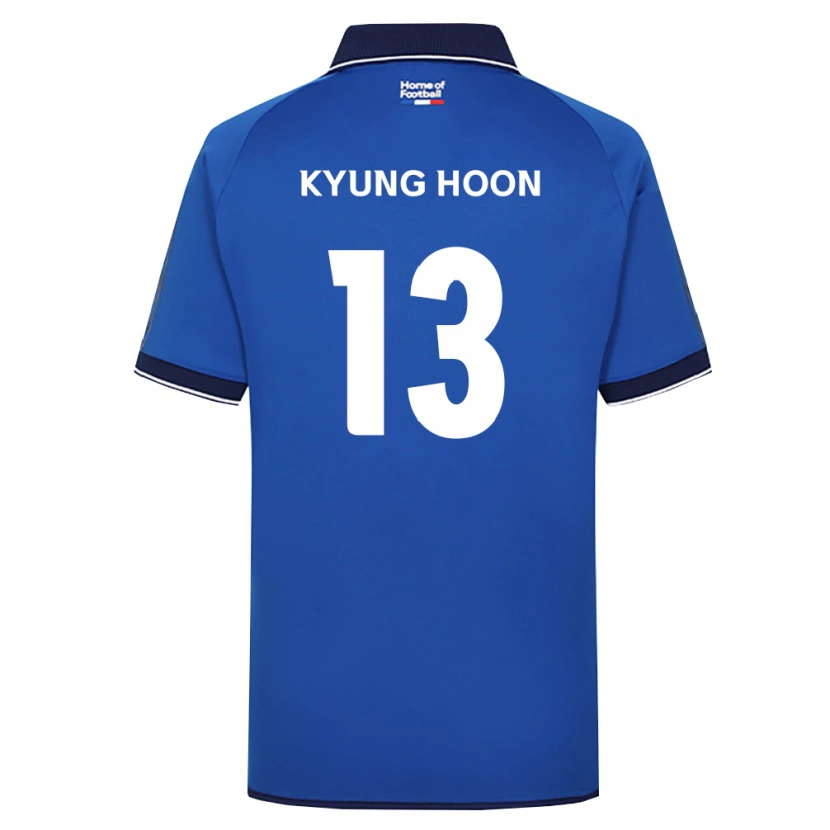 Danxen Dames Kyung-Hoon Park #13 Koninklijk Blauw Wit Rood Thuisshirt Thuistenue 2026/27 T-Shirt