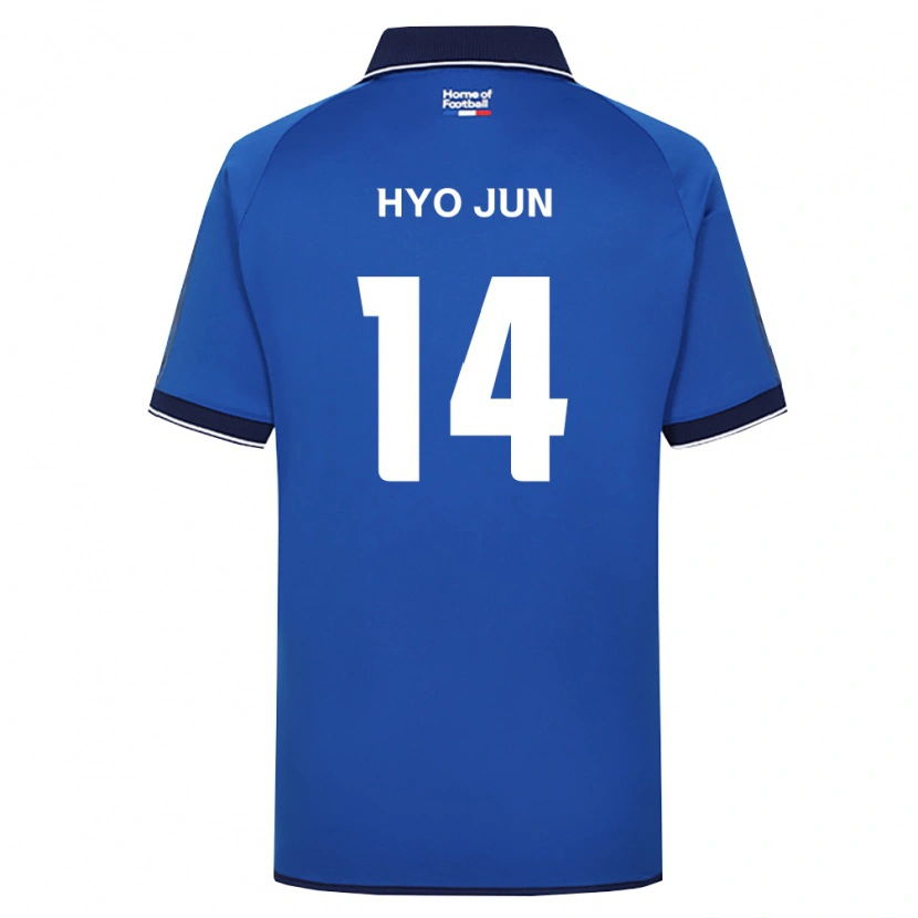 Danxen Dames Hyo-Jun Sun #14 Koninklijk Blauw Wit Rood Thuisshirt Thuistenue 2026/27 T-Shirt