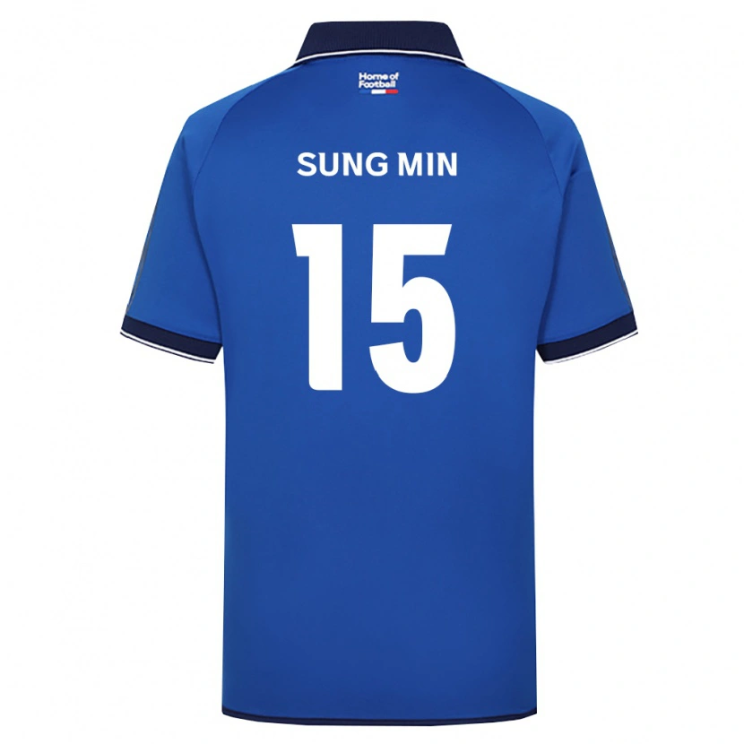 Danxen Dames Sung-Min Jung #15 Koninklijk Blauw Wit Rood Thuisshirt Thuistenue 2026/27 T-Shirt
