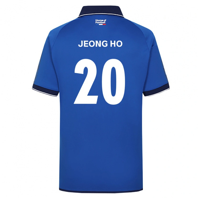 Danxen Dames Jeong-Ho Hong #20 Koninklijk Blauw Wit Rood Thuisshirt Thuistenue 2026/27 T-Shirt