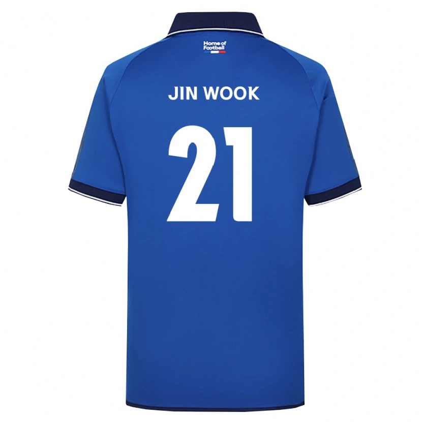 Danxen Dames Jin-Wook Yoo #21 Koninklijk Blauw Wit Rood Thuisshirt Thuistenue 2026/27 T-Shirt