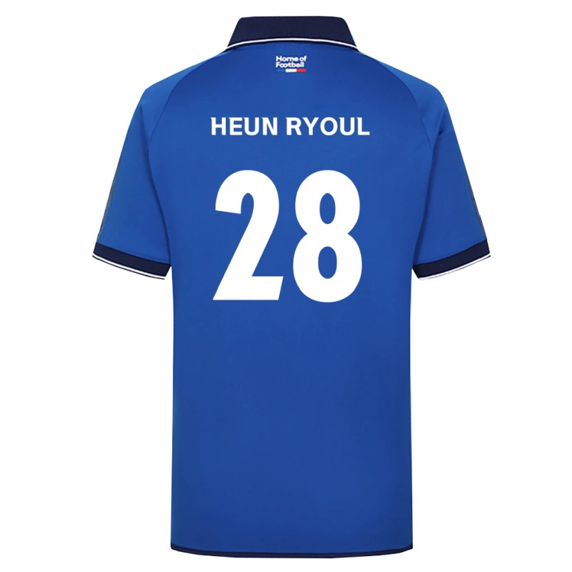 Danxen Dames Heun-Ryoul Lee #28 Koninklijk Blauw Wit Rood Thuisshirt Thuistenue 2026/27 T-Shirt