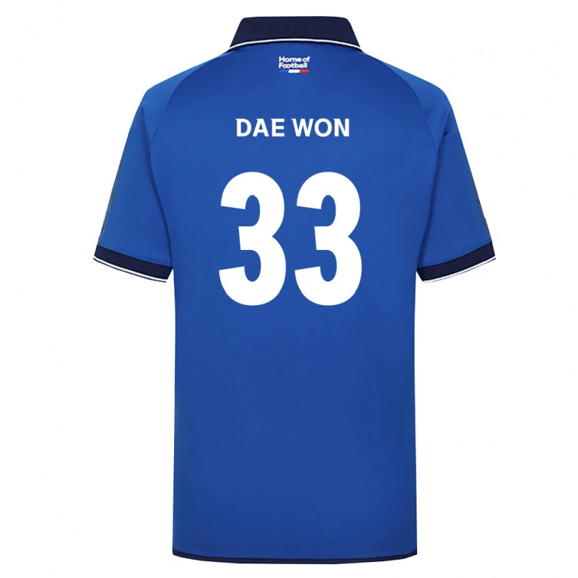 Danxen Dames Dae-Won Park #33 Koninklijk Blauw Wit Rood Thuisshirt Thuistenue 2026/27 T-Shirt
