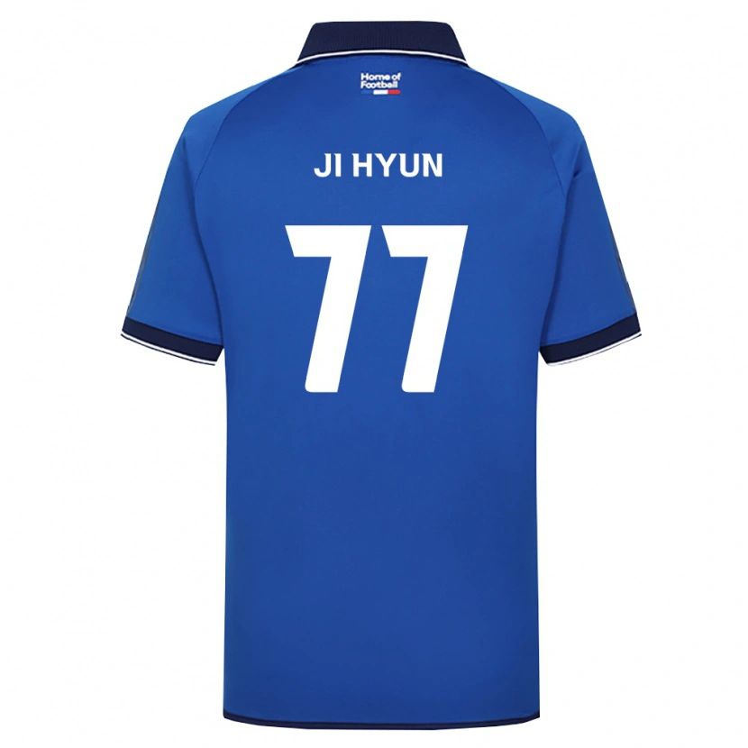 Danxen Dames Ji-Hyun Kim #77 Koninklijk Blauw Wit Rood Thuisshirt Thuistenue 2026/27 T-Shirt