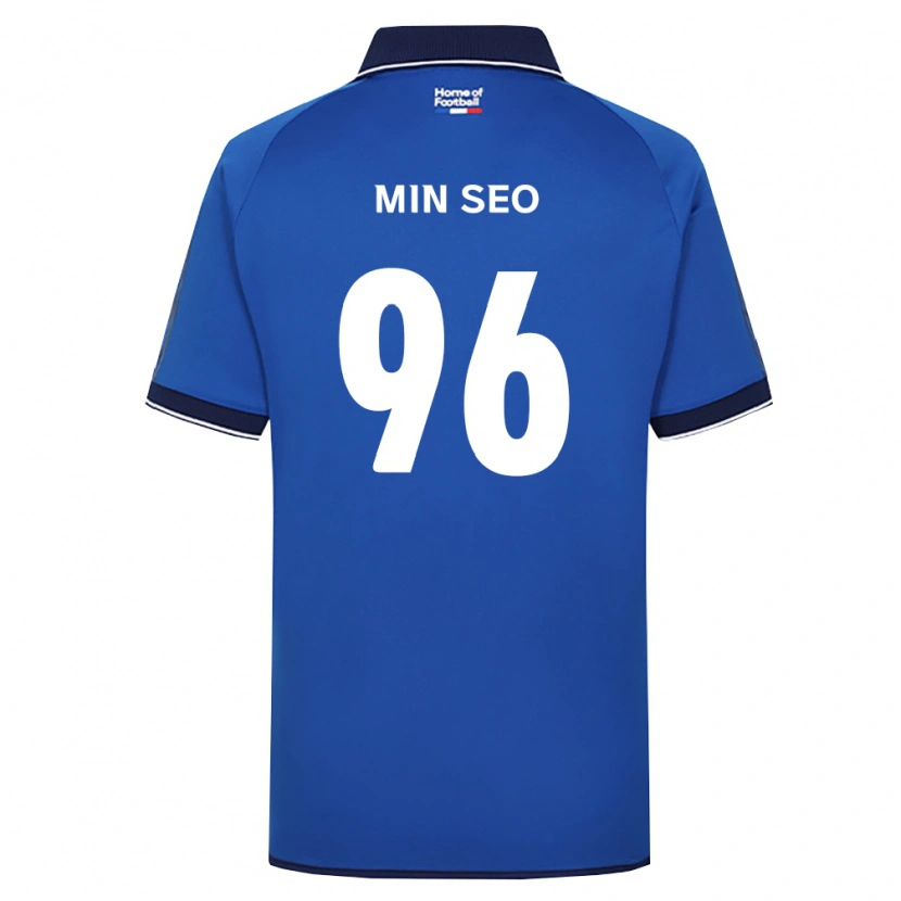 Danxen Dames Min-Seo Koo #96 Koninklijk Blauw Wit Rood Thuisshirt Thuistenue 2026/27 T-Shirt