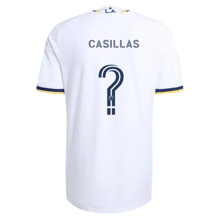 Danxen Dames Victor Casillas #0 Blauw Geel En Wit Thuisshirt Thuistenue 2026/27 T-Shirt