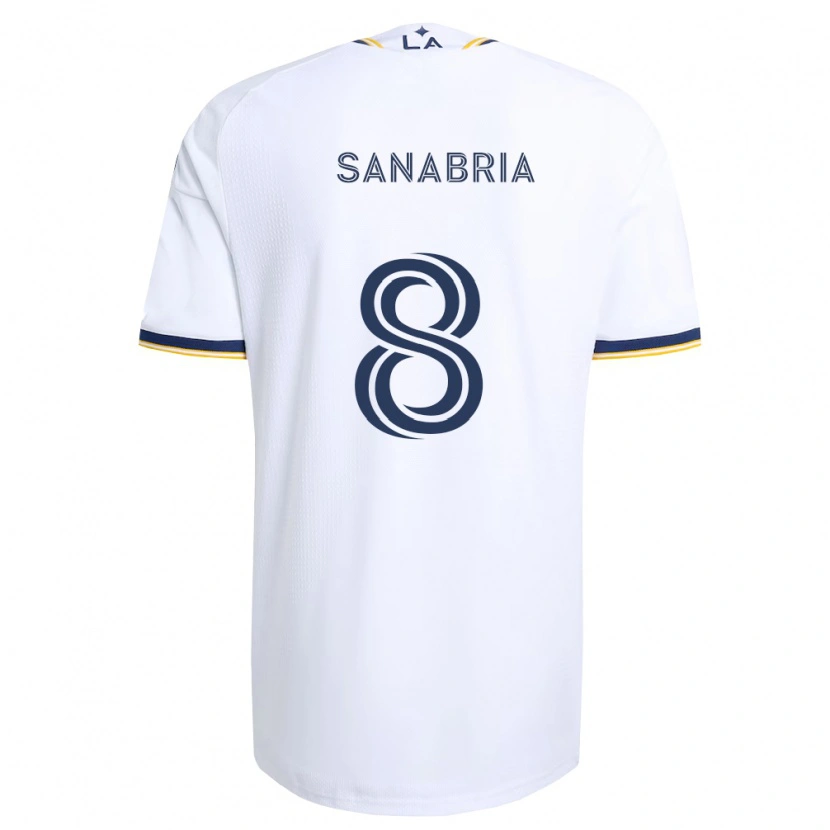 Danxen Dames Lucas Sanabria #8 Blauw Geel En Wit Thuisshirt Thuistenue 2026/27 T-Shirt