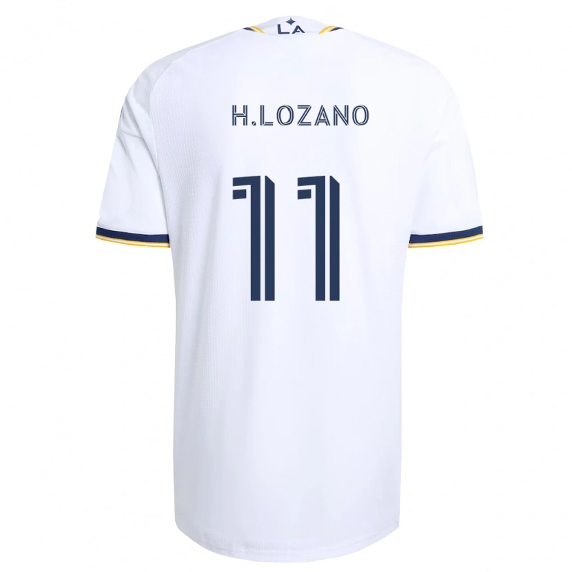 Danxen Dames Hirving Lozano #11 Blauw Geel En Wit Thuisshirt Thuistenue 2026/27 T-Shirt