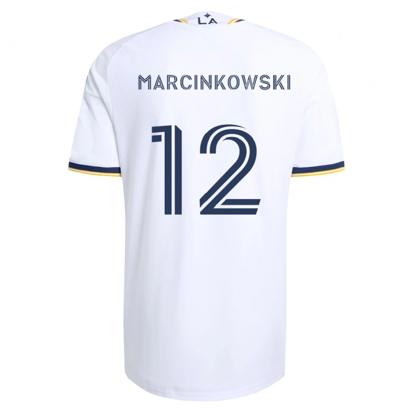 Danxen Dames Jt Marcinkowski #12 Blauw Geel En Wit Thuisshirt Thuistenue 2026/27 T-Shirt