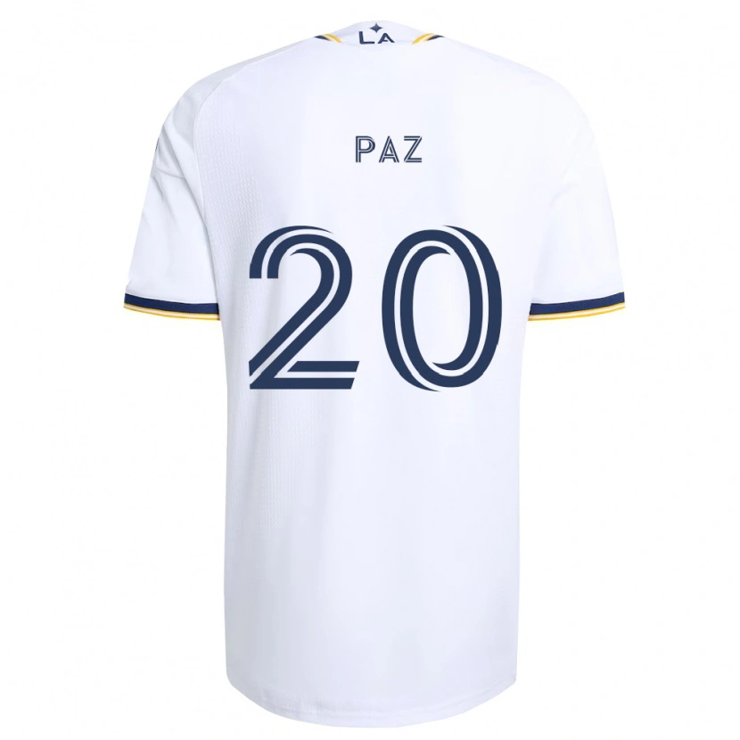 Danxen Dames Jaiden Paz #20 Blauw Geel En Wit Thuisshirt Thuistenue 2026/27 T-Shirt