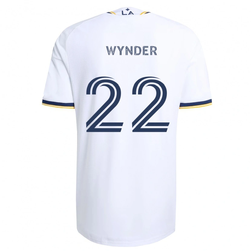 Danxen Dames Elijah Wynder #22 Blauw Geel En Wit Thuisshirt Thuistenue 2026/27 T-Shirt