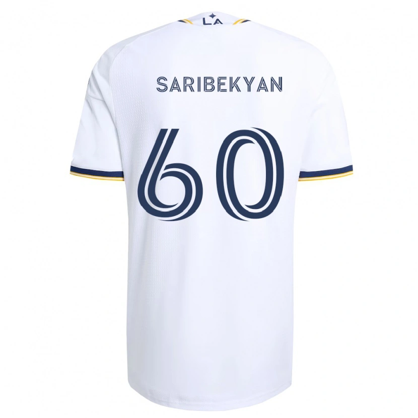 Danxen Dames Levon Saribekyan #60 Blauw Geel En Wit Thuisshirt Thuistenue 2026/27 T-Shirt