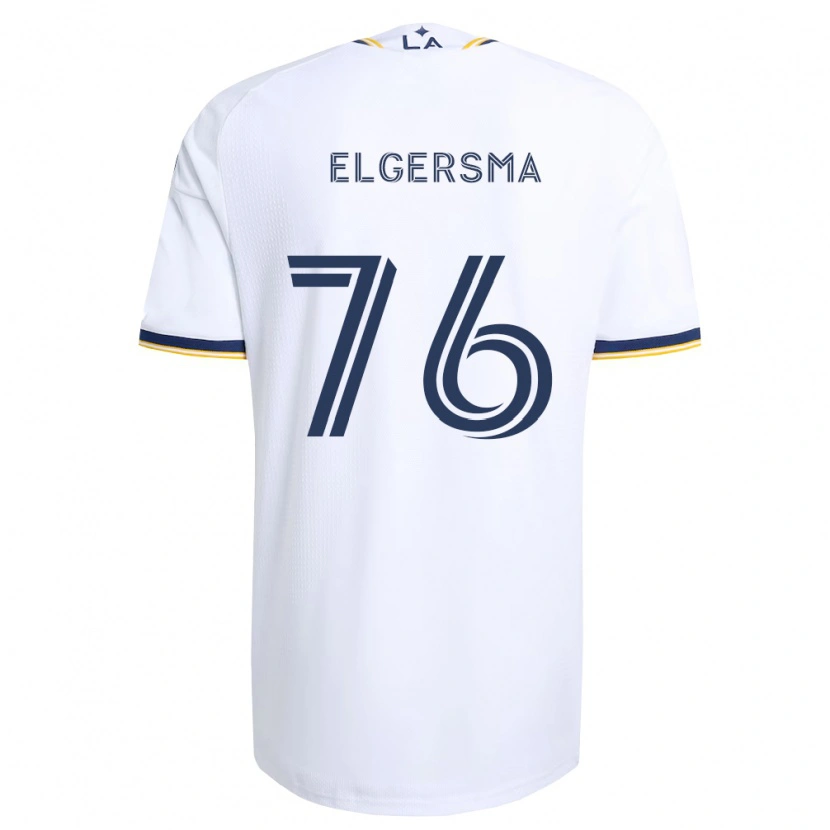 Danxen Dames Troy Elgersma #76 Blauw Geel En Wit Thuisshirt Thuistenue 2026/27 T-Shirt