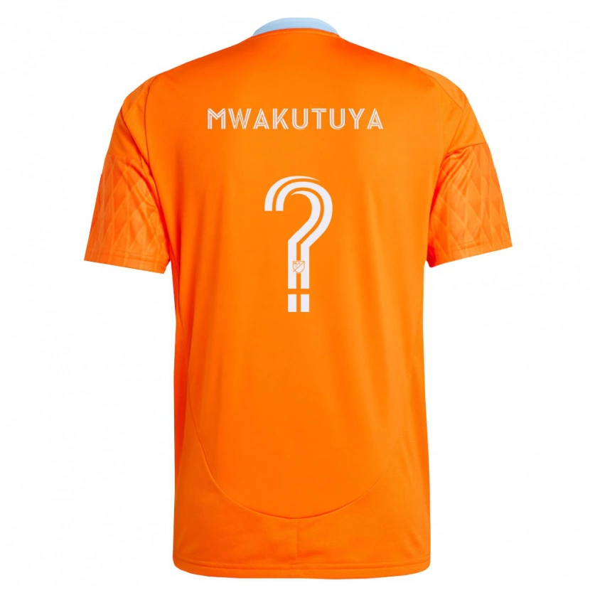 Danxen Dames Isaac Mwakutuya #0 Oranje Wit Thuisshirt Thuistenue 2026/27 T-Shirt