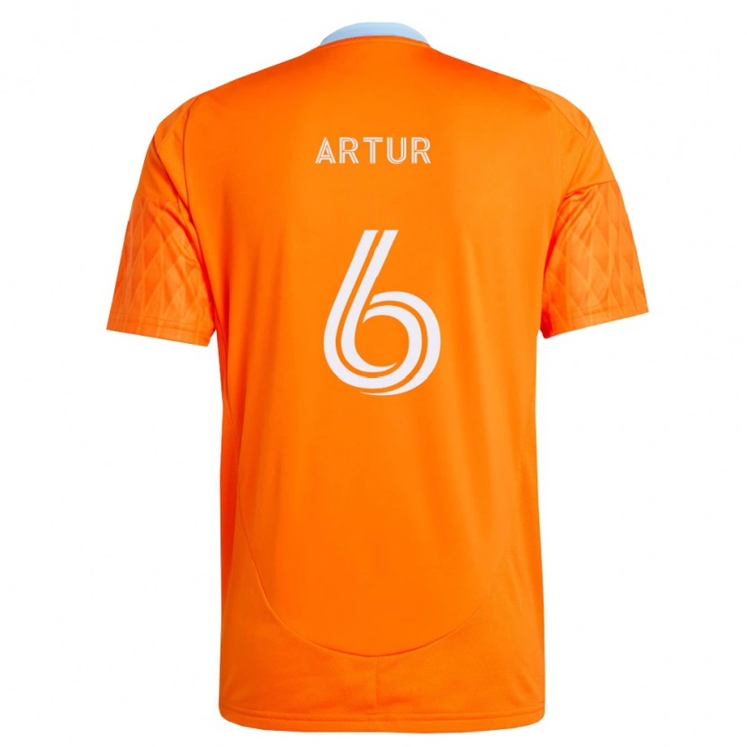 Danxen Dames José Artur De Lima Júnior #6 Oranje Wit Thuisshirt Thuistenue 2026/27 T-Shirt