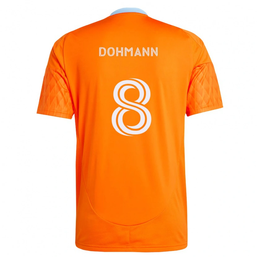 Danxen Dames Gustavo Abreu Dohmann #8 Oranje Wit Thuisshirt Thuistenue 2026/27 T-Shirt
