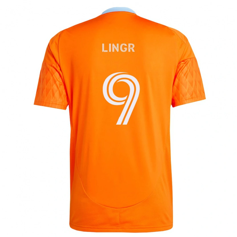Danxen Dames Ondrej Lingr #9 Oranje Wit Thuisshirt Thuistenue 2026/27 T-Shirt