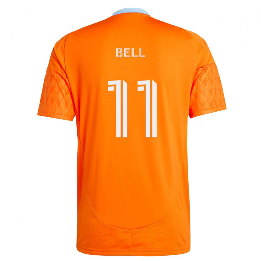 Danxen Dames Jahmani Bell #11 Oranje Wit Thuisshirt Thuistenue 2026/27 T-Shirt