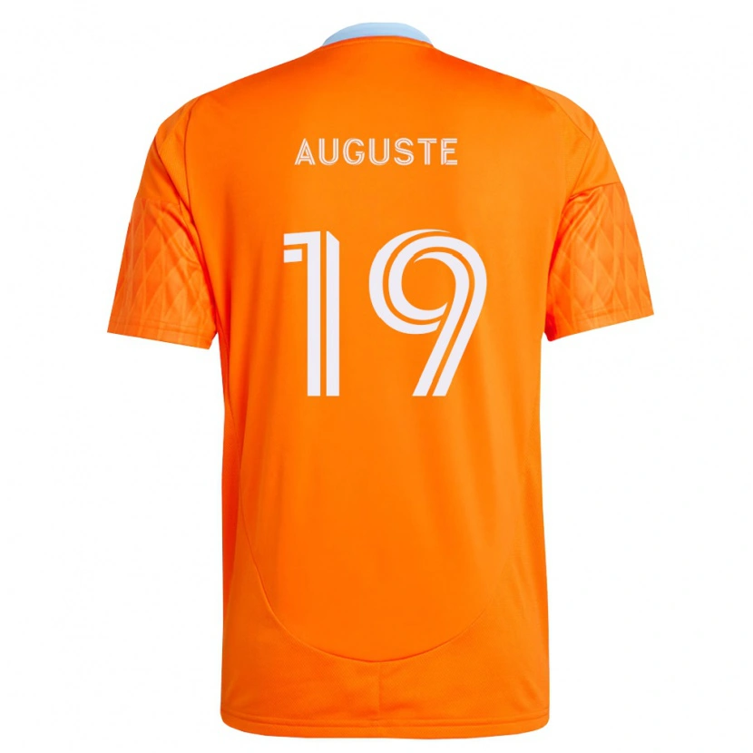 Danxen Dames Charles Auguste #19 Oranje Wit Thuisshirt Thuistenue 2026/27 T-Shirt