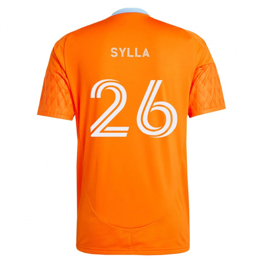 Danxen Dames Ousmane Sylla #26 Oranje Wit Thuisshirt Thuistenue 2026/27 T-Shirt