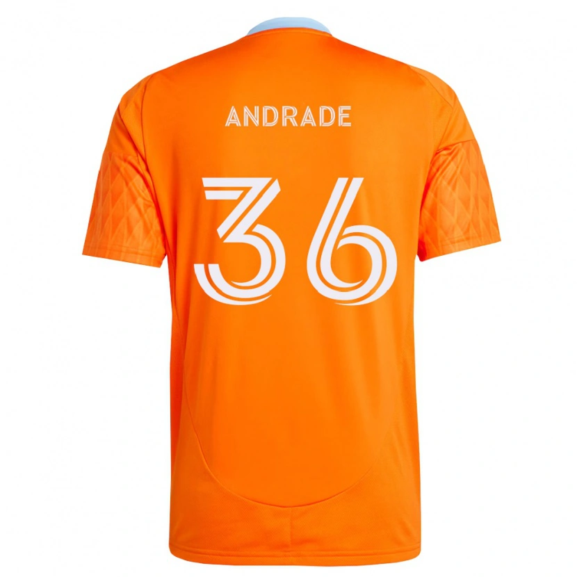 Danxen Dames Felipe Andrade #36 Oranje Wit Thuisshirt Thuistenue 2026/27 T-Shirt