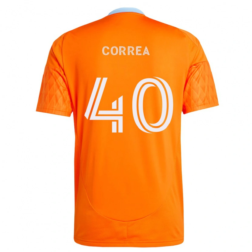 Danxen Dames Enrique Correa #40 Oranje Wit Thuisshirt Thuistenue 2026/27 T-Shirt