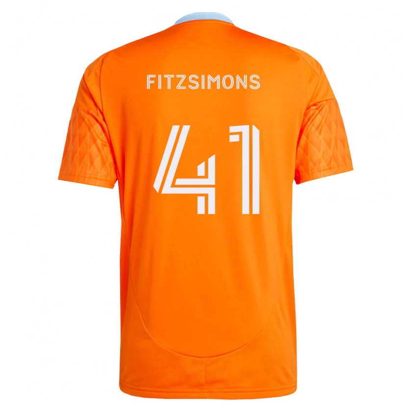 Danxen Dames Brogan Fitzsimons #41 Oranje Wit Thuisshirt Thuistenue 2026/27 T-Shirt