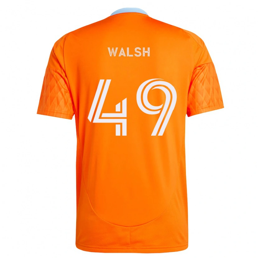 Danxen Dames Kian Walsh #49 Oranje Wit Thuisshirt Thuistenue 2026/27 T-Shirt