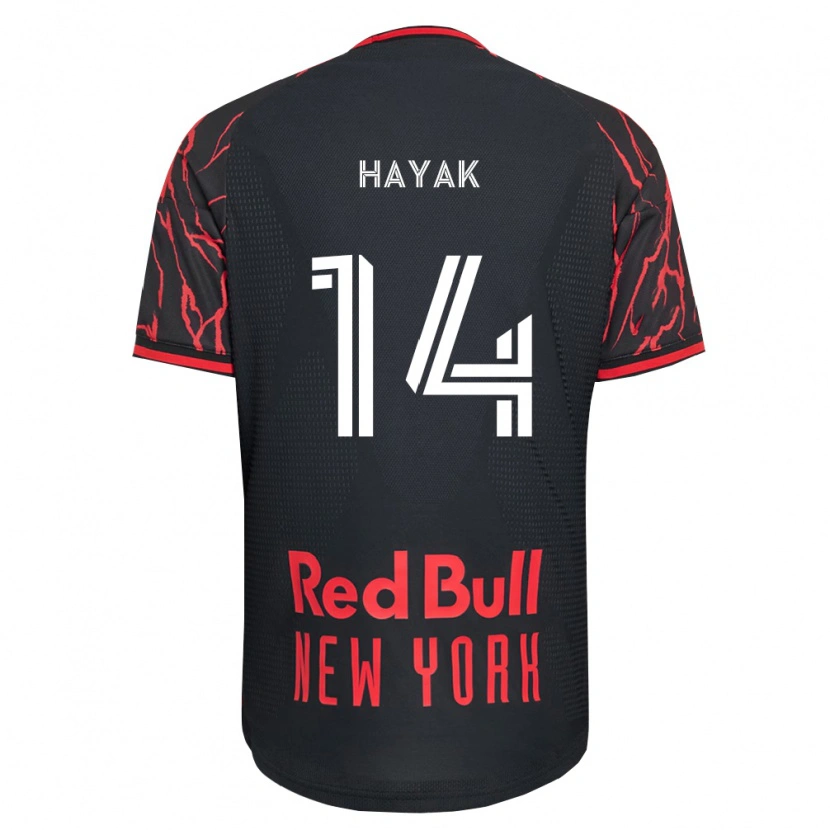 Danxen Dames Ari Hayak #14 Rood Zwart Wit Thuisshirt Thuistenue 2026/27 T-Shirt